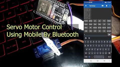 How to control Servo motor using mobille | esp32 bluetooth control servo  | diy projects | esp32 ble