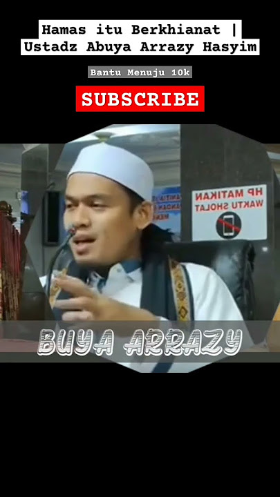 Hamas itu Berkhianat | Ustadz Abuya Arrazy Hasyim #israel
