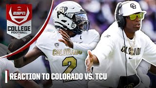 Shedeur Sanders throws for 500+ YDS, Deion and Colorado beat TCU, 45-42 [FULL REACTION]