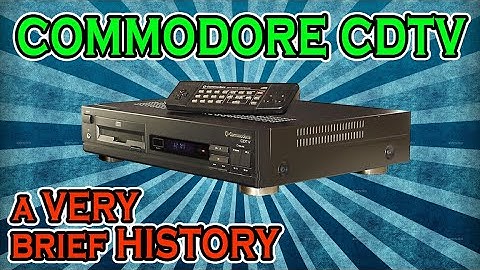 The Commodore CDTV Game System 🎮 A VERY Brief History