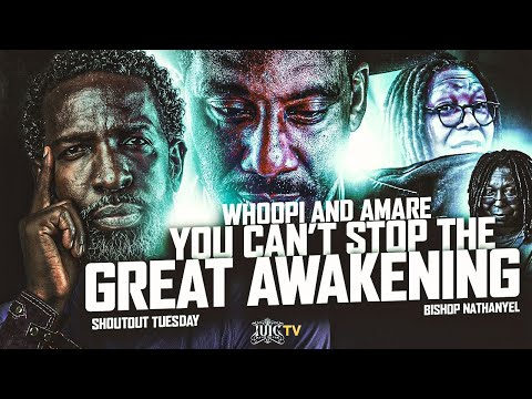 #SHOUTOUTTUESDAY PRESENTS WHOOPI & AMAR'E YOU CAN'T STOP THE GREAT AWAKENING #nathanyel7 #ye #kyrie