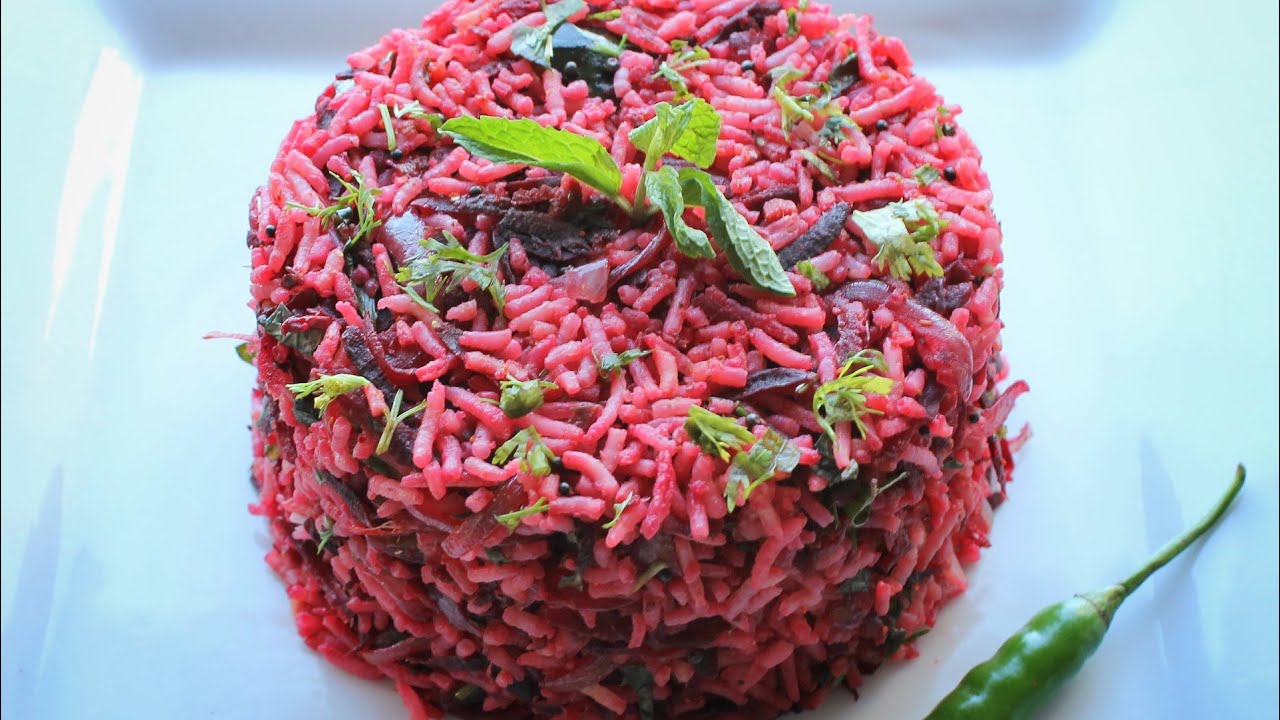 Beetroot Rice Recipe Healthy and Tasty Rice Varieties Easy Cooking
