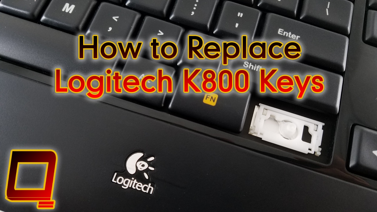 How to Replace Logitech Keys - YouTube