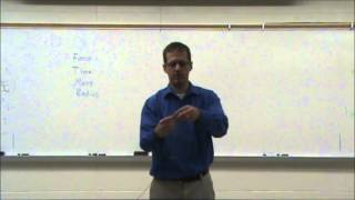 Circular Motion Pre-lab