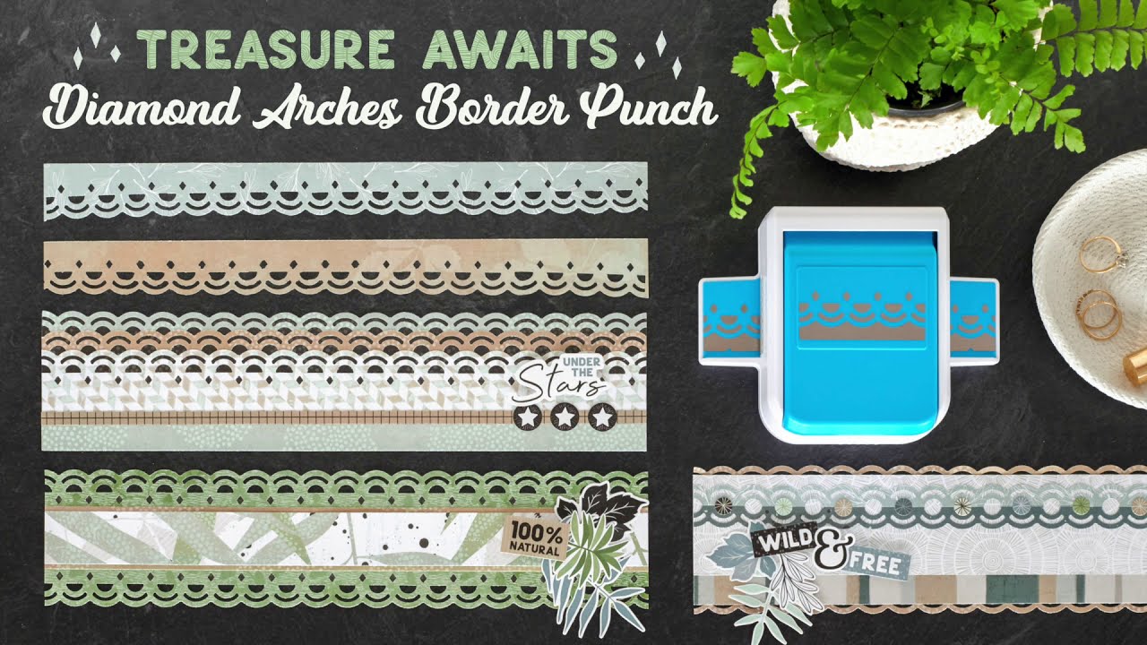 Diamond Arches Border Punch by Creative Memories YouTube
