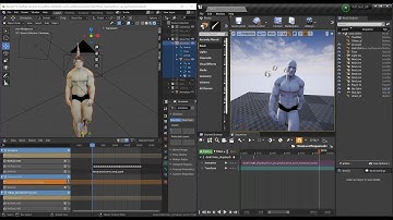 Blender character animation to UE4