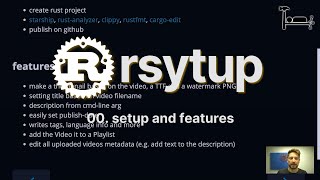 00. setup and features - rsytup
