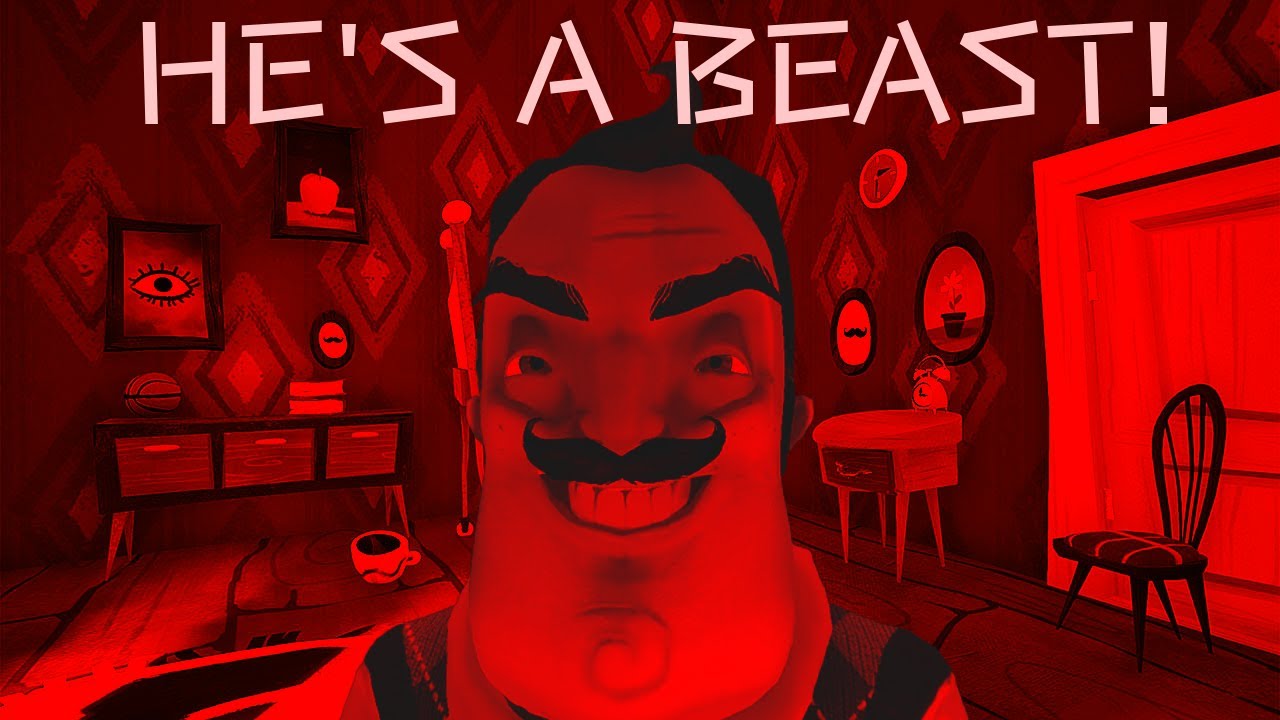 THE END! WHAT'S IN THE BASEMENT! (Hello Neighbor Alpha 4 Part 3)