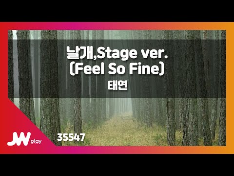 [JW노래방] 날개,Stage ver. (Feel So Fine) / 태연 / JW Karaoke
