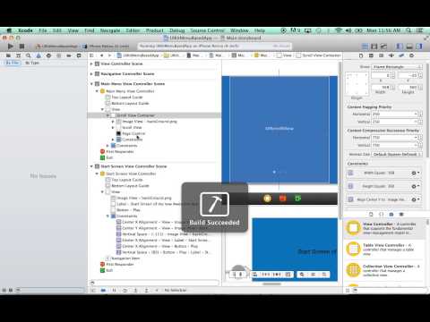 Working UIKit Scroll Menu (with Peaking) with AutoLayout Constraints