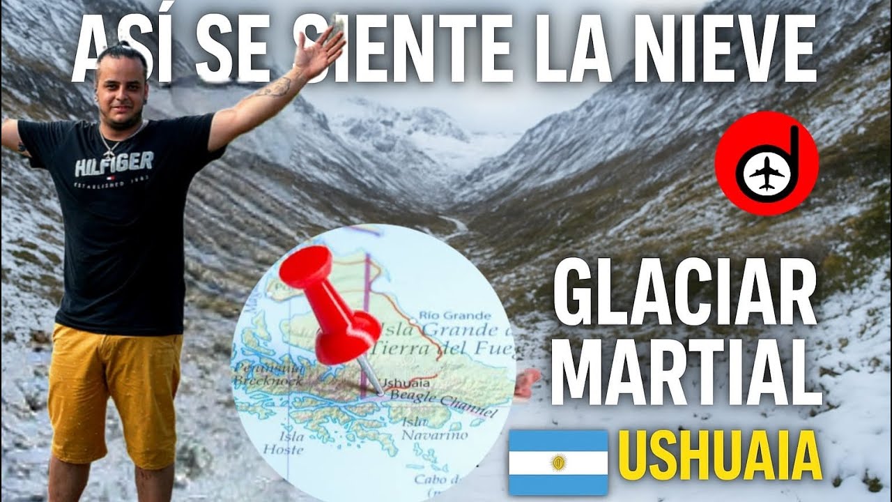 Mi PRIMERA vez en la NIEVE ❄️ Glaciar Martial – Ushuaia, Argentina 🇦🇷 
