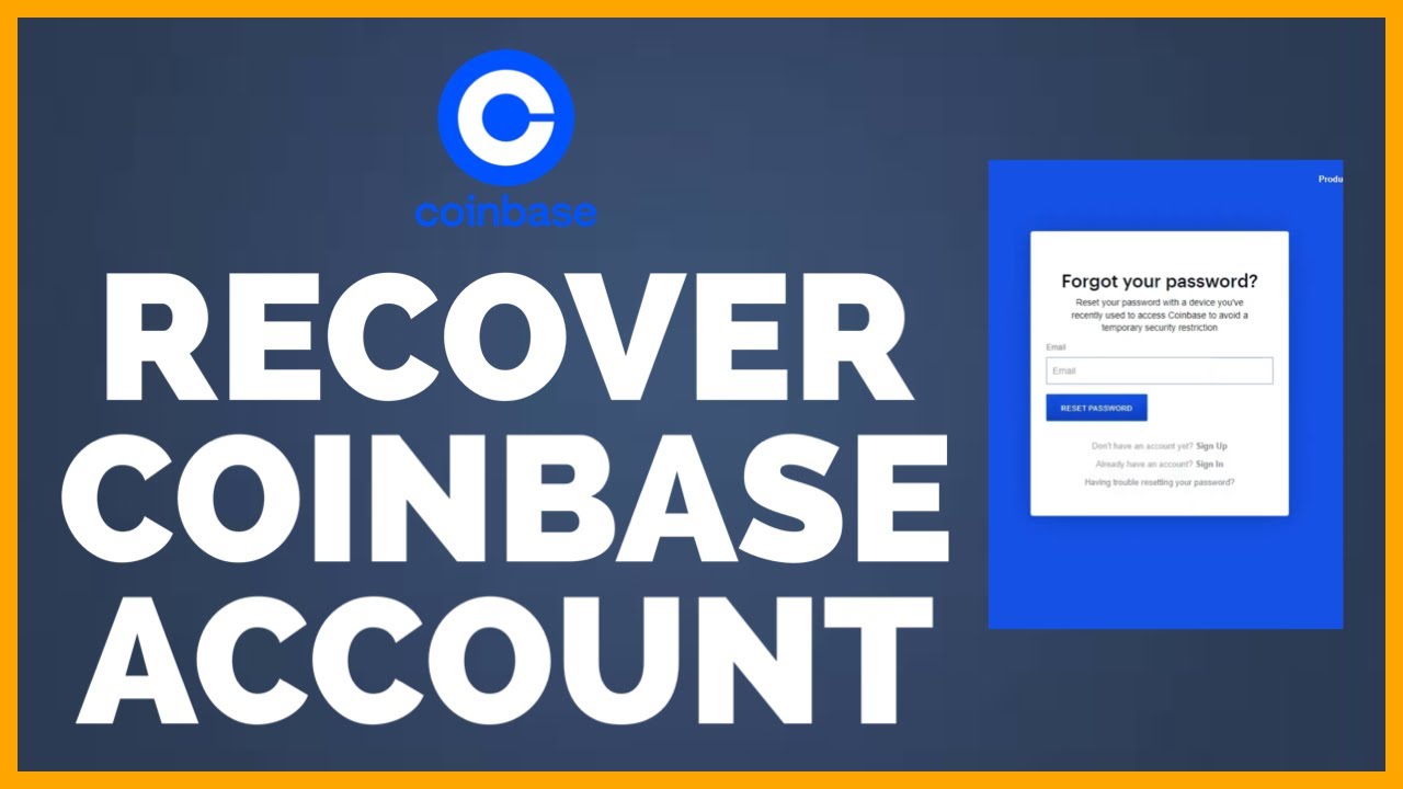 account recovery coinbase