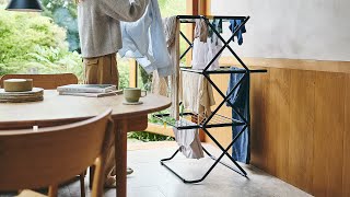 Joseph Joseph AirFrame™ Folding Airer with Long Garment Hanging Rails | 5000020 | 5000024