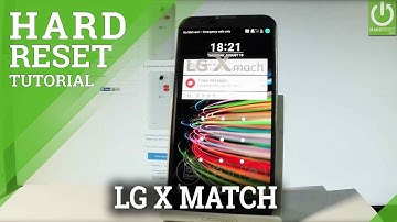 How to Hard Reset LG X Mach - Remove Screen Lock / Restore LG
