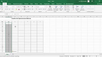 Ejemplos de Excel (Nivel Inicial) - 002 - Operadores Básicos