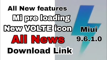REDMI Note 4 MIUI 9.6.1.0 All New features | Mi pre loading | New VOLTE icon ...🔥🔥🔥🔥🔥