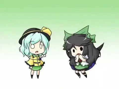 Touhou Koishi and Okuu's beatboxing (extended)