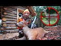 Solo Scope Hunt Survival at the Log Cabin (NEW 2021)!!! - Fresh Cooked Tenderloins