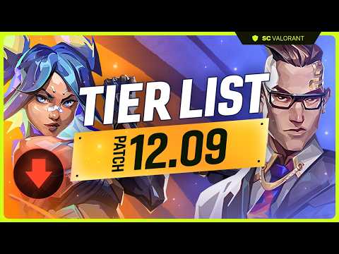 *NEW* TIER LIST for Patch 12.09! HUGE Neon NERF, SHOTGUN NERFS & Upcoming Initiator Changes!