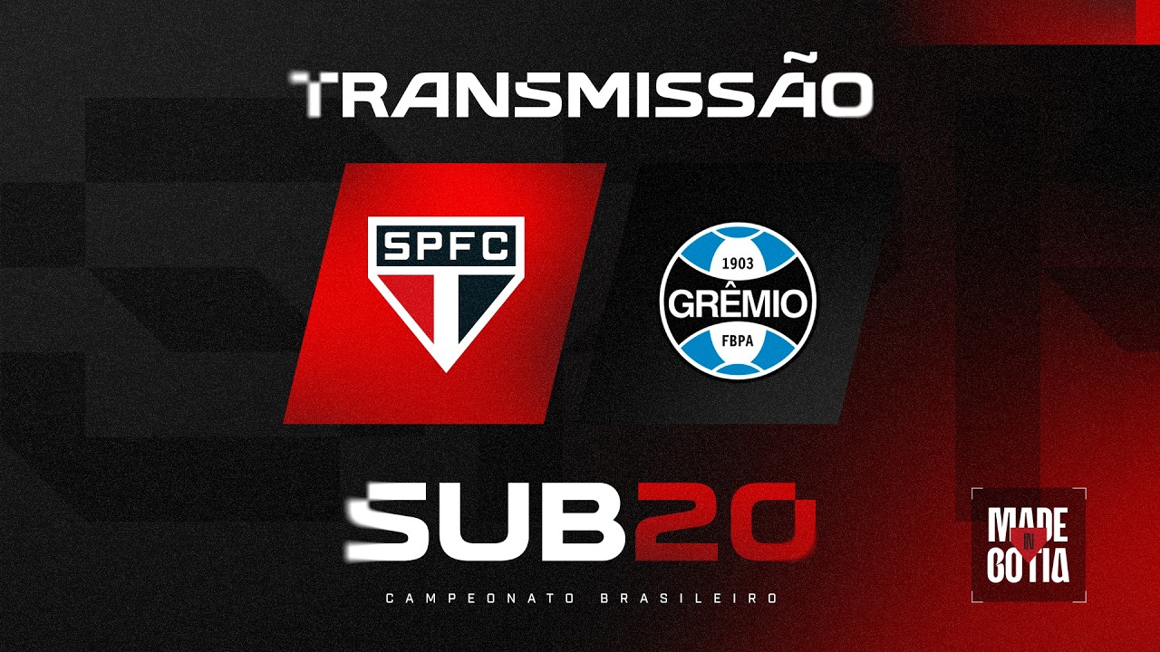 BRASILEIRO SUB-20: SÃO PAULO X GRÊMIO