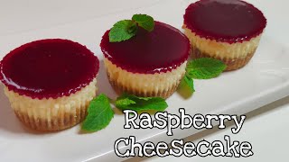 MINI CHEESECAKES | How To Make Mini Raspberry Cheesecakes