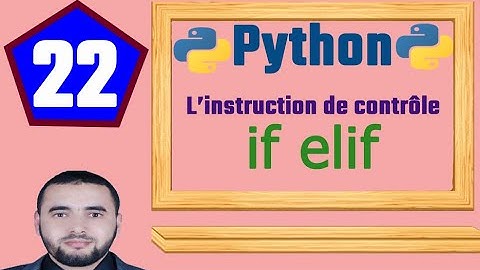 22 - Python [ Darija ] - L