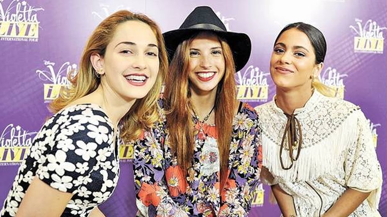 Mercedes Lambre, Cande Molfese y Tini Stoessel despiden a Violetta