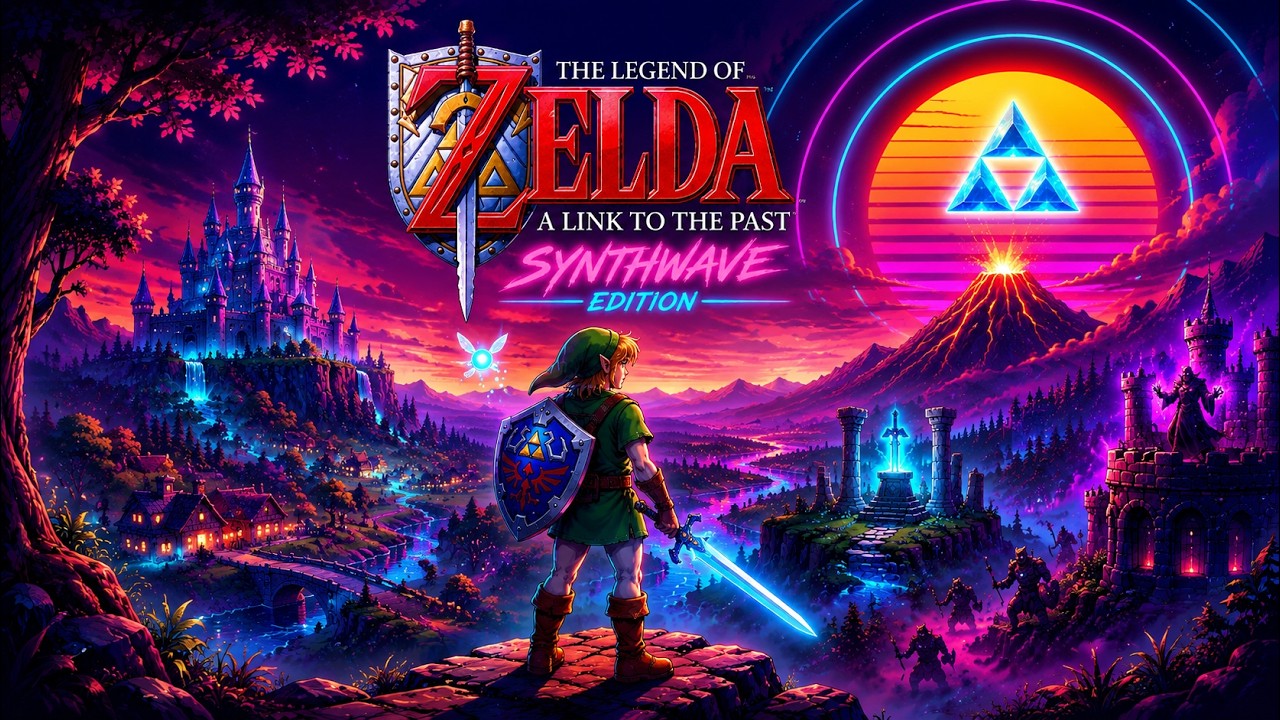 The Legend of Zelda: A Link to the Past • Full Synthwave Remix