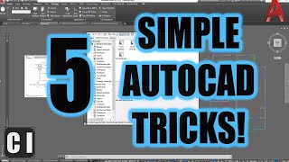 5 Simple AutoCAD Tricks To Save You Time! - Must Know Productivity Hacks! | 2 Minute Tuesday Profile