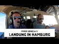 Fliegschmidt Piper Seneca V | Landing in Hamburg by Smudo