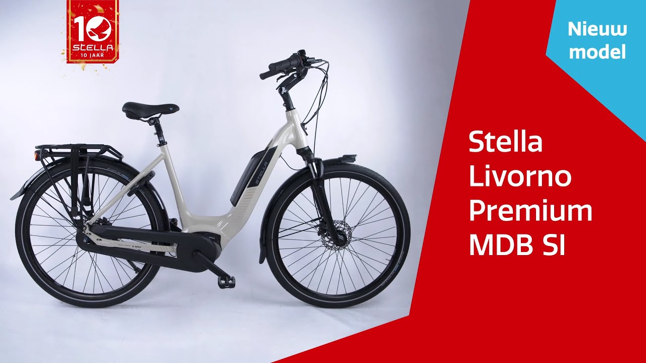 Stella Fietsen | Meer dan een standaard e-bike | Livorno Premium MDB SI  Pebble Grey - YouTube