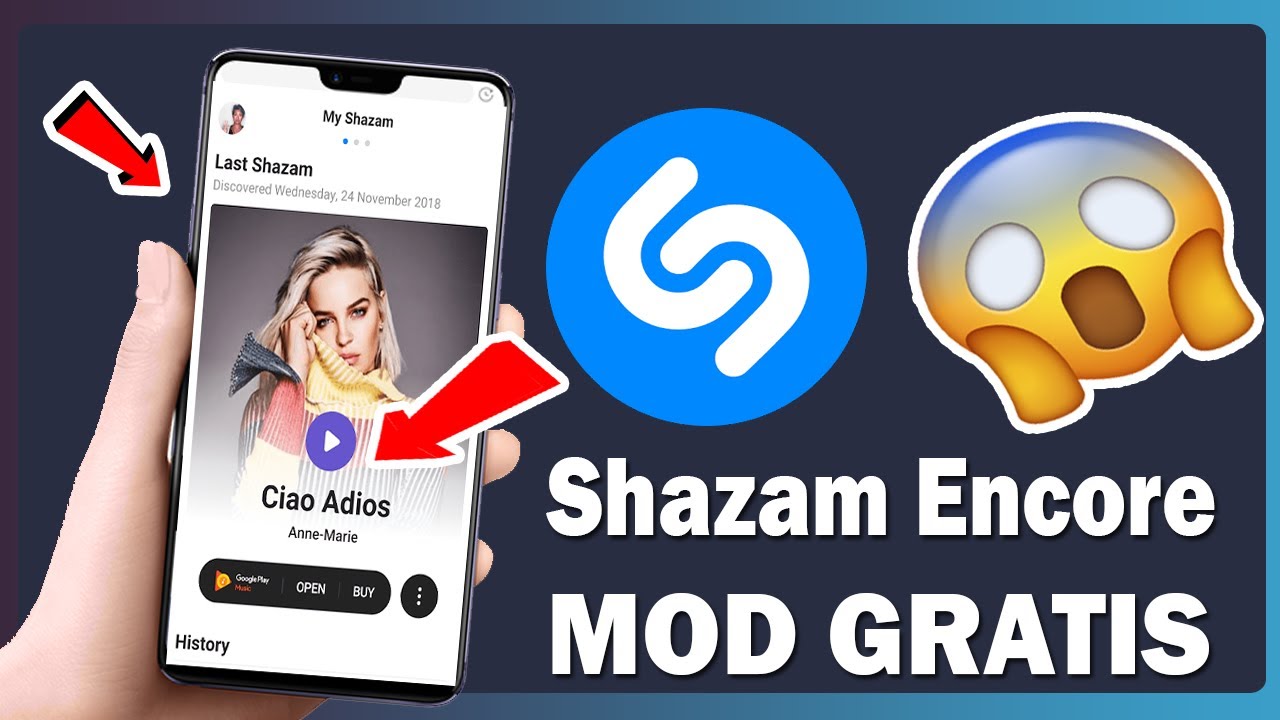 Shazam MOD APK Shazam Música Gratis PARA ANDROID 2024