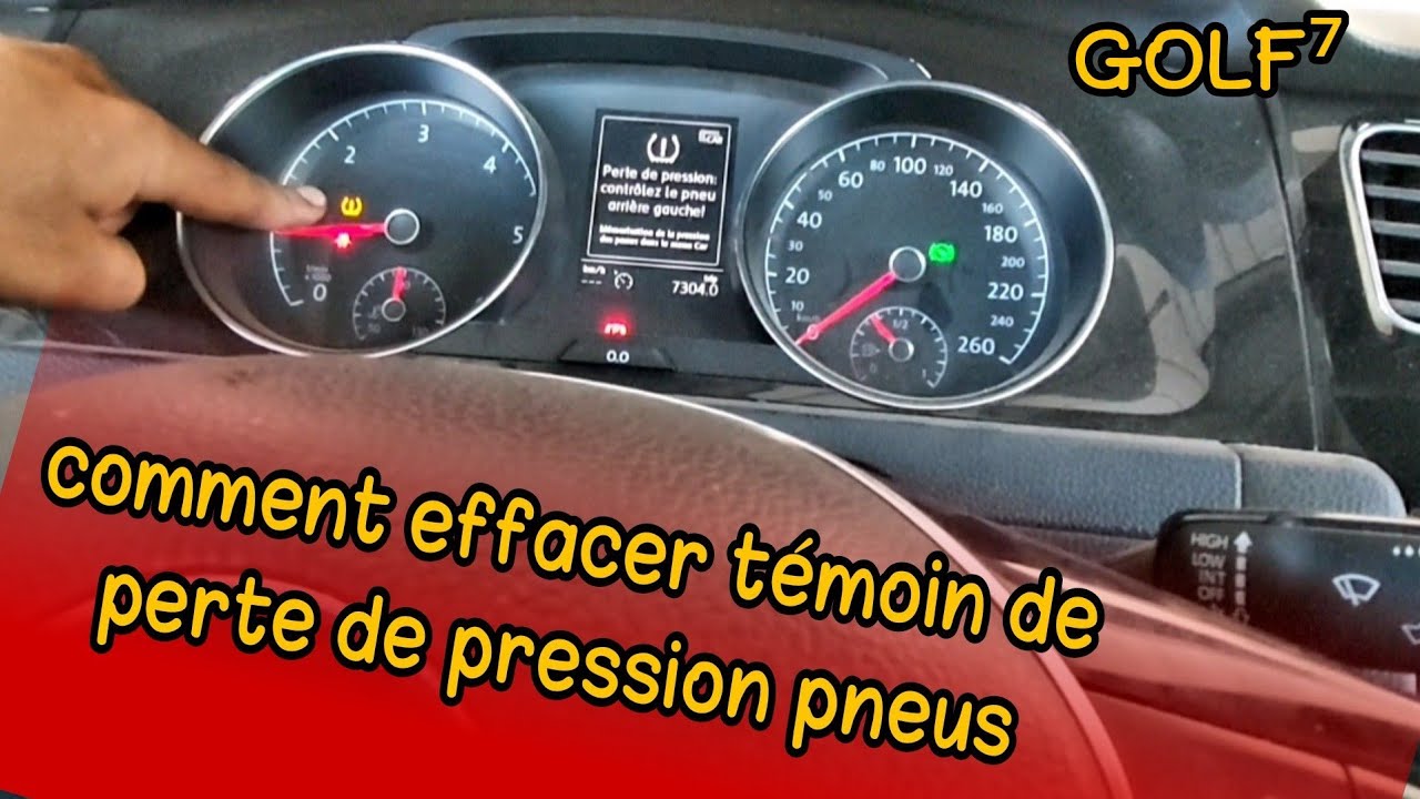 Pression Pneus Golf 7