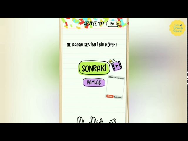 Brain Test: Tricky Puzzles - Seviye 197 Walkthrough