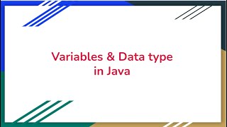 Variables and Data types in java (Part 2)
