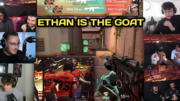 Valorant Streamers Reacted to NRG Ethan Game Winning 4K vs Fnatic in Grand Finals