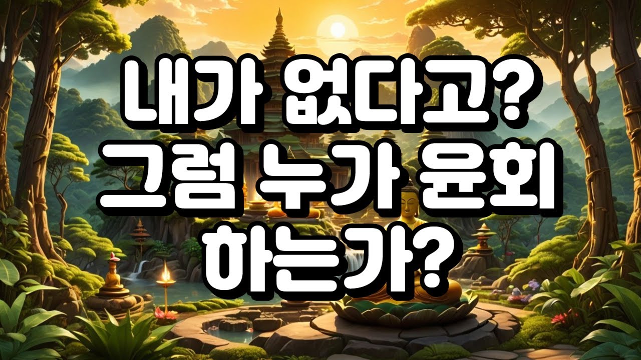내가 없다고?그럼 누가 윤회를 하는가?
