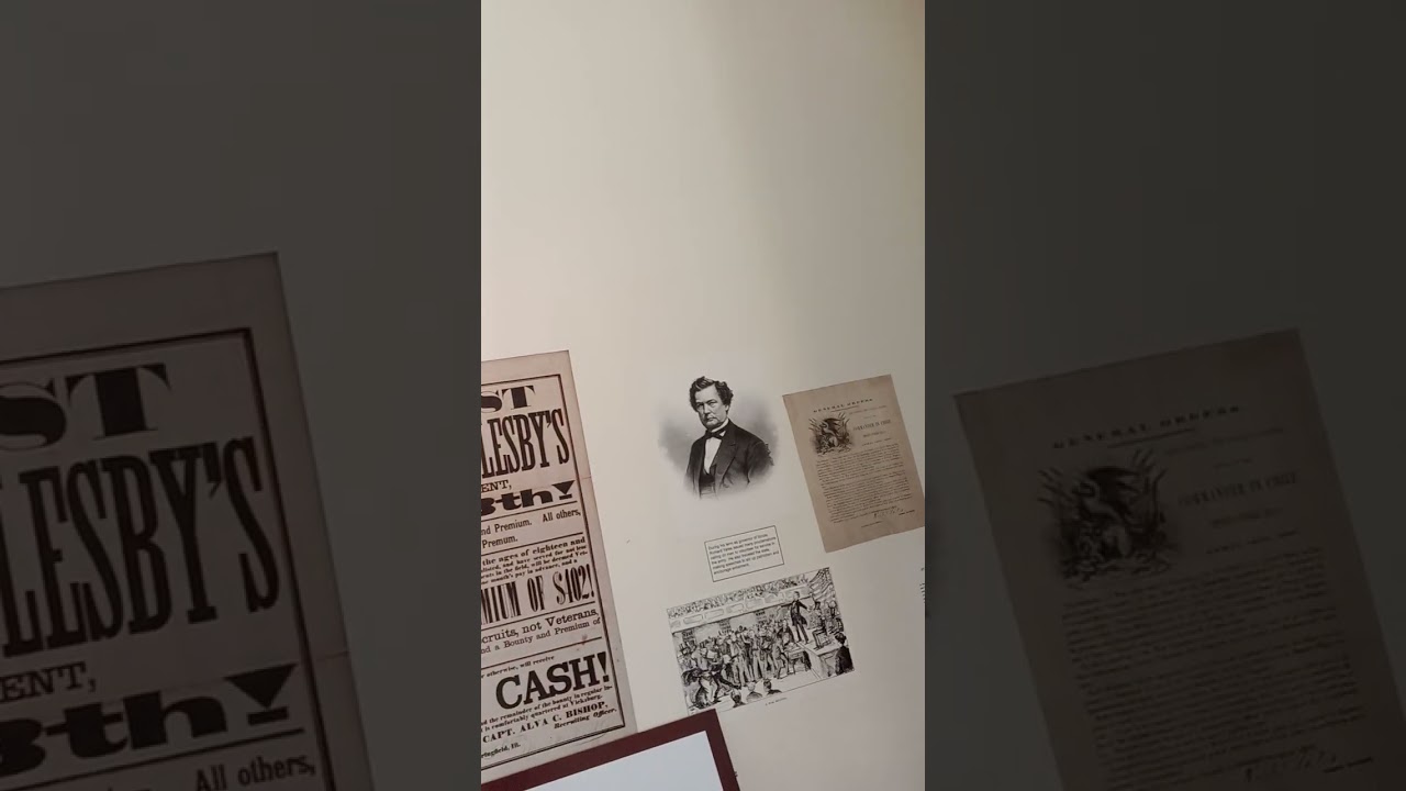 Old State Capitol building Springfield Illinois video 2