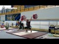 Simon martirosyan overhead squat 170kg 2015 junior worlds training hall