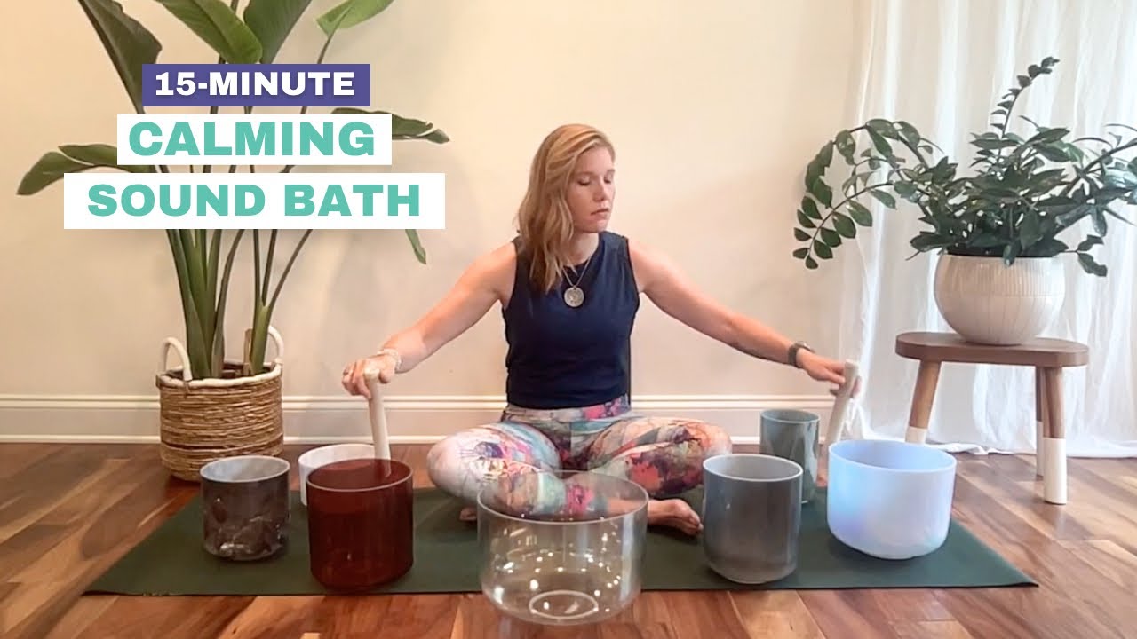 15-Minute Calming Sound Bath - YouTube