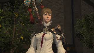 FINAL FANTASY XIV - Exarch shows the crystarium people's determination.