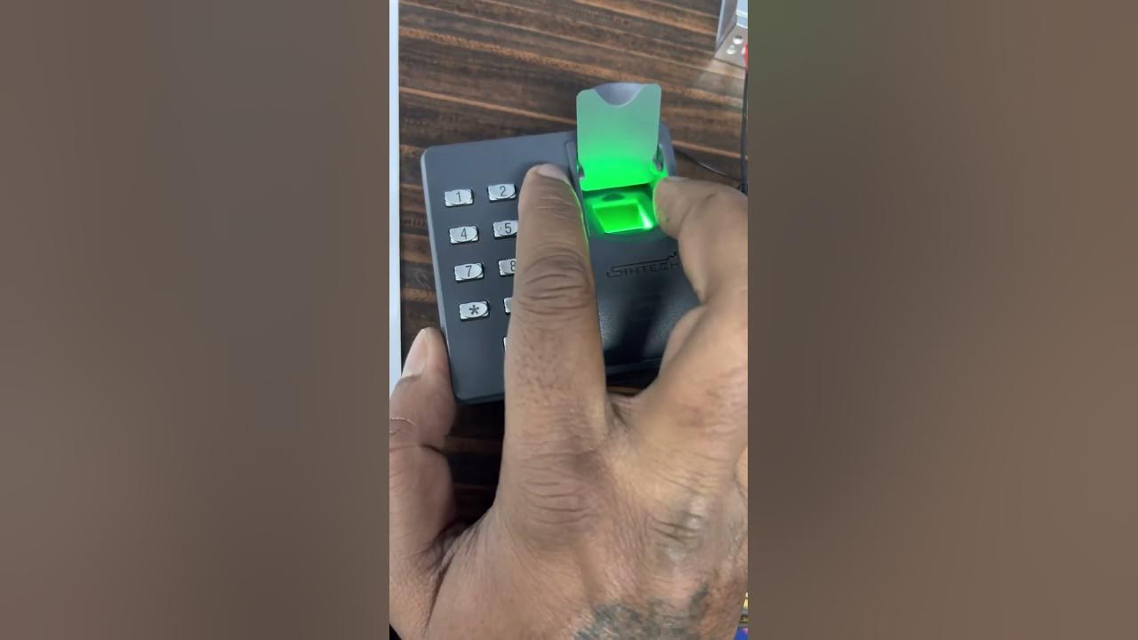 How to connection & program setup of Sintech X6 access control system