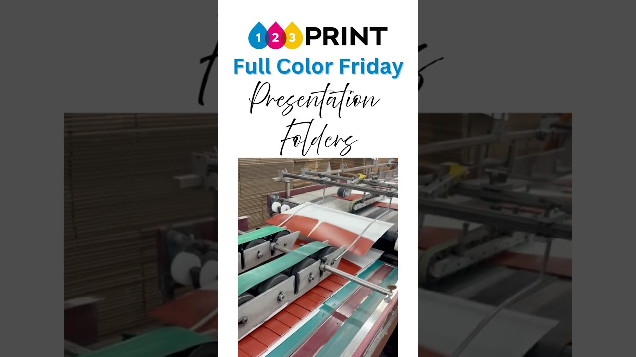 123Print - Full Color Friday Presentation Folders!