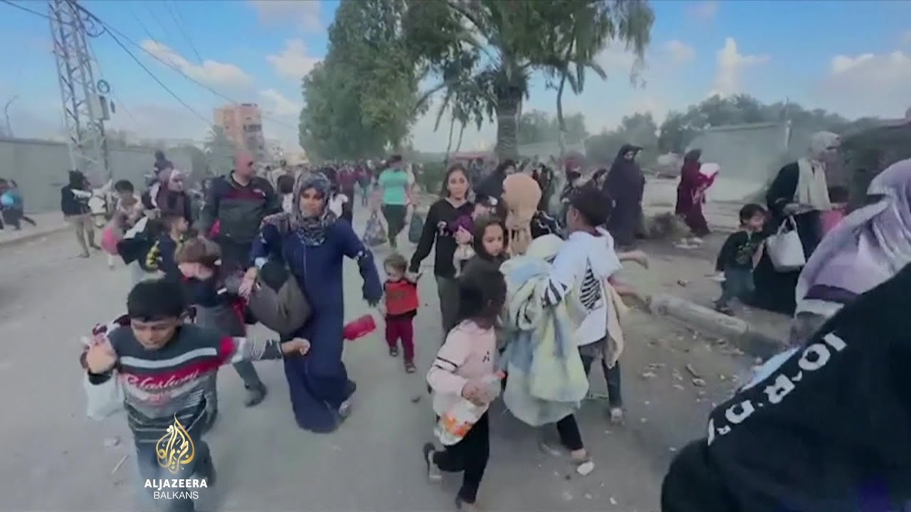 خروج من مستشفى الشفاء، أكبر مستشفى في غزة