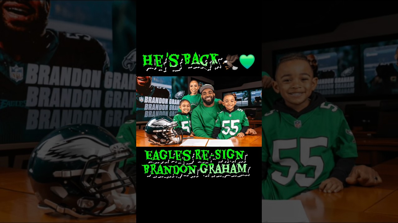 Brandon Graham RETURNS to the Eagles 🦅 The Heart of Philly Is Back 💚