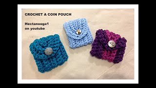 CROCHET A COIN PURSE, Small crochet projects,