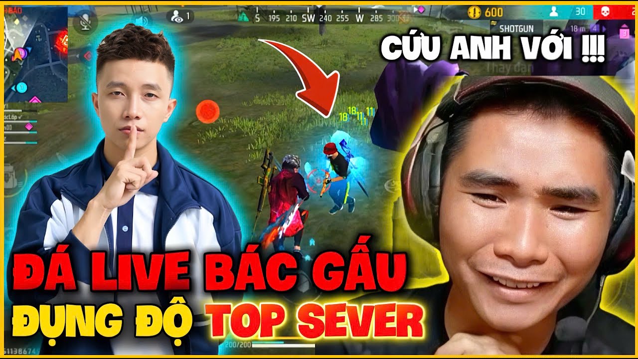 Trùm Móc Lốp ''Thử Thách Đá Live Bác Gấu Cứu Mì Tôm'' Bất Ngờ Chạm Mặt Top Sever Và Cái Kết !!!