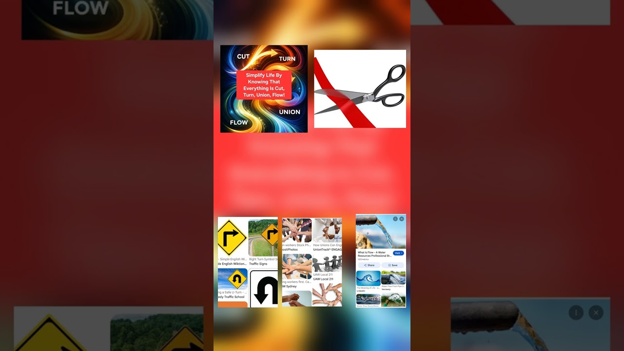 Simplify Life By Knowing That Everything Is Cut, Turn, Union, Flow!