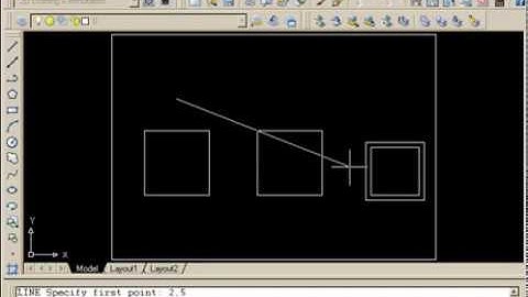 TRIM EXTEND OFFSET OSNAPS in AutoCAD tutorial and video