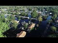 Drone video of flooding from Hurricane Florence in the Rosewood community